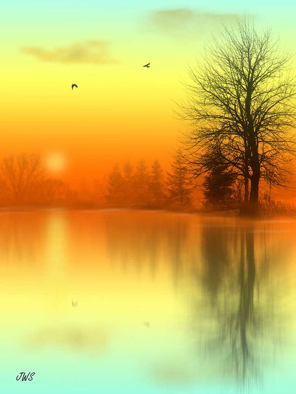 Dawn Digital Art Print by John Sullivan
