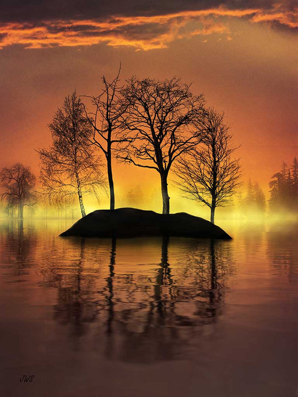 Tree Island Photographic Print by John Sullivan