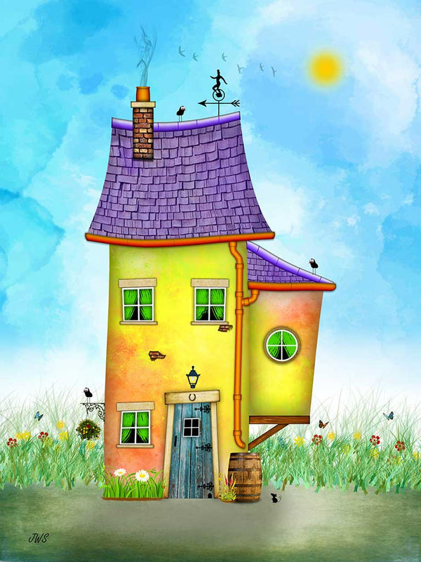 Sunshine Villa Digital Print by John Sullivan
