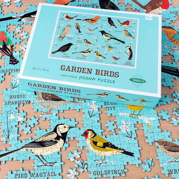 Garden Birds Boxed 1000 piece jigsaw
