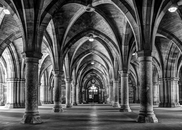 Glasgow University Cloisters Photographic Print by John Sullivan