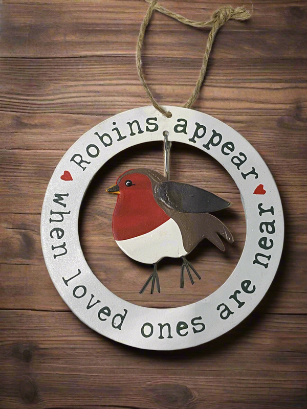 Robins appear when loved ones are near hanger