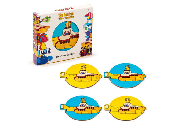 Beatles Yellow Submarine Coasters