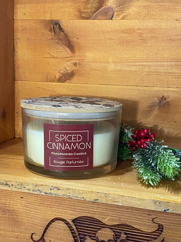 Spiced Cinnamon three wick candle