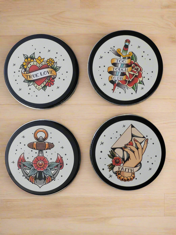 Tattoos Tin Candles