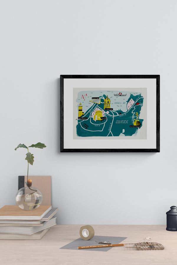 Gourock Map (Green)