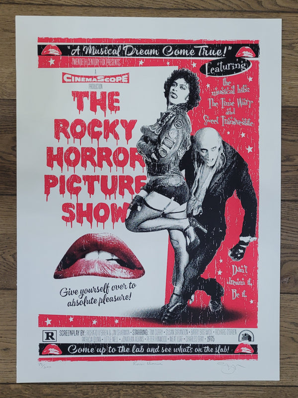 Rocky Horror Screen Print By Barry Bulsara