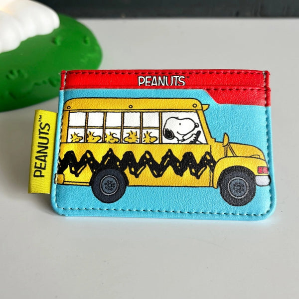 Peanuts Card Holder School Bus
